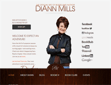 Tablet Screenshot of diannmills.com